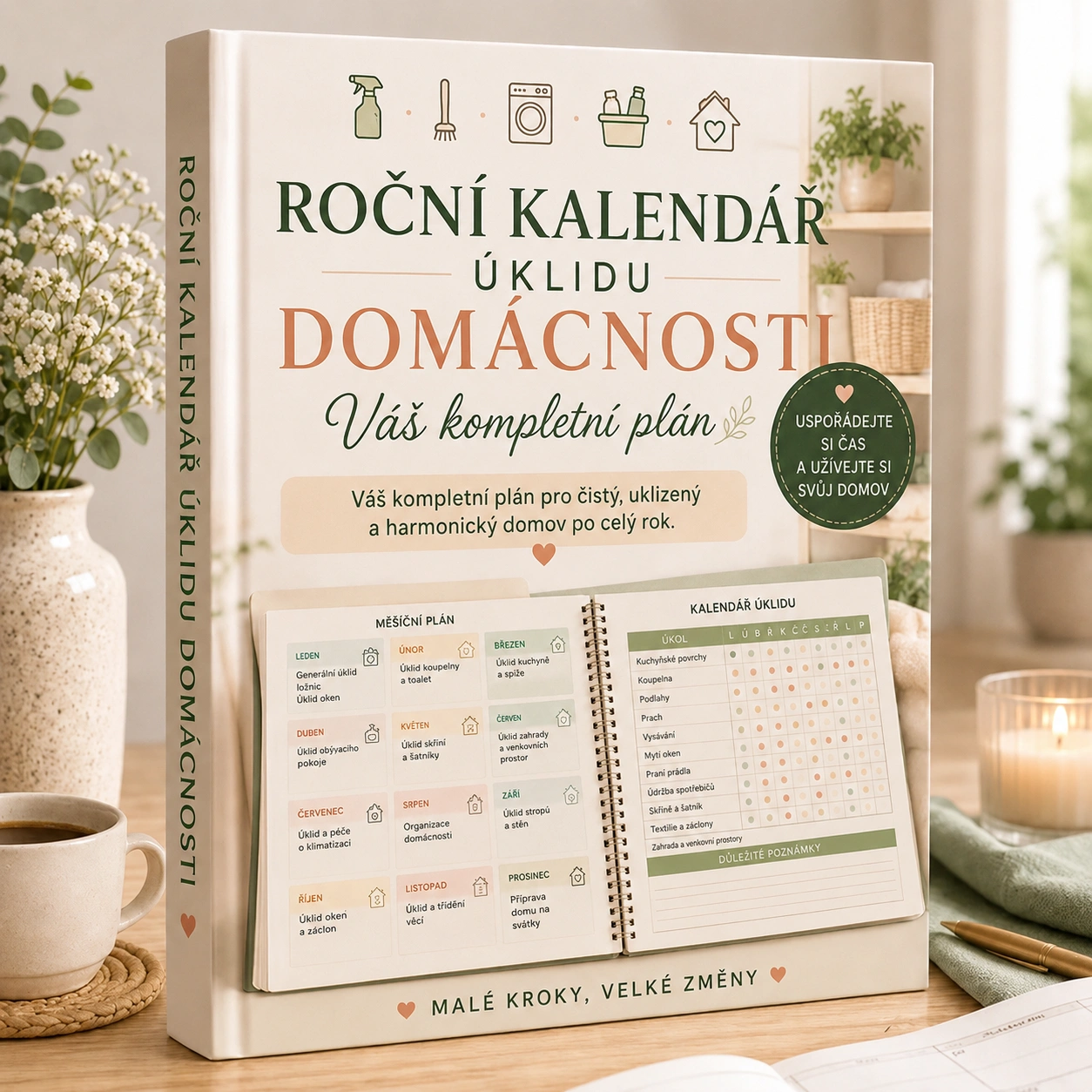 Roční kalendář úklidu domácnosti